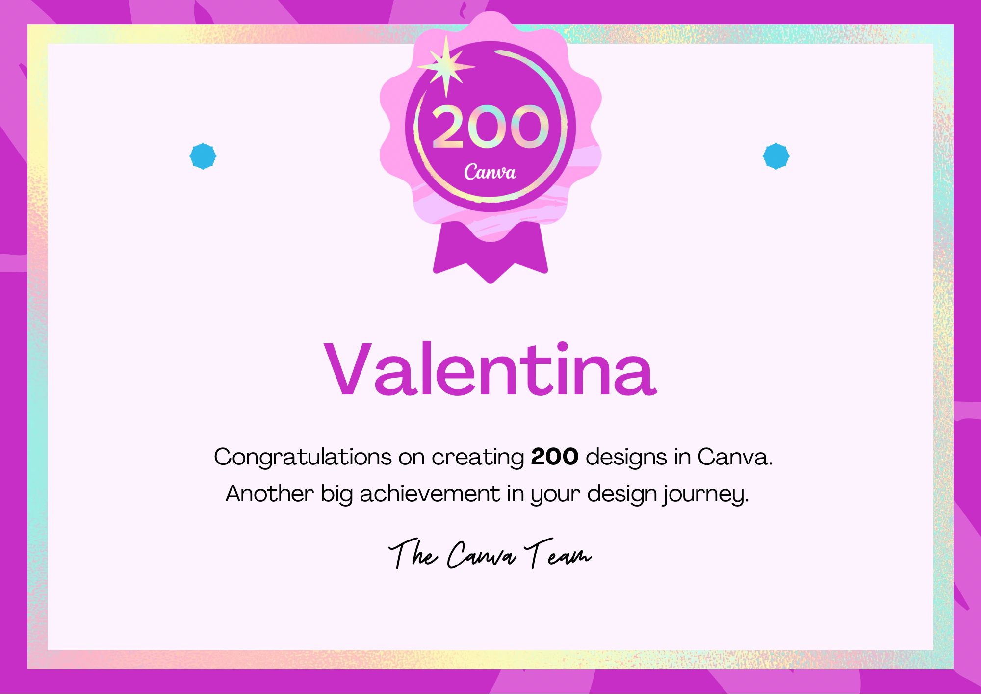 Canva Design Badge